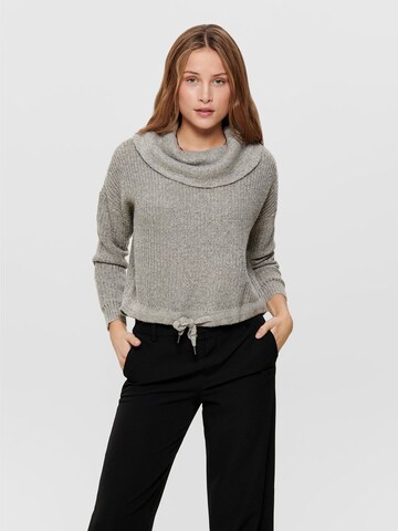 ONLY Pullover 'Nia' in Grau: predná strana