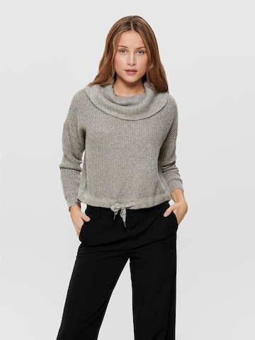 Pull-over 'Nia' ONLY en gris : devant