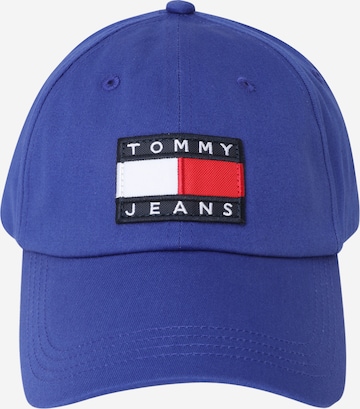 Tommy Jeans - Gorra en azul: frente