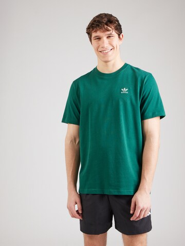ADIDAS ORIGINALS Μπλουζάκι 'Adicolor Classics Back+Front Trefoil' σε πράσινο