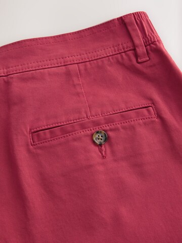 Next - regular Pantalón plisado en rojo