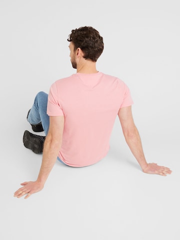 T-Shirt 'ESSENTIAL' Tommy Jeans en rose