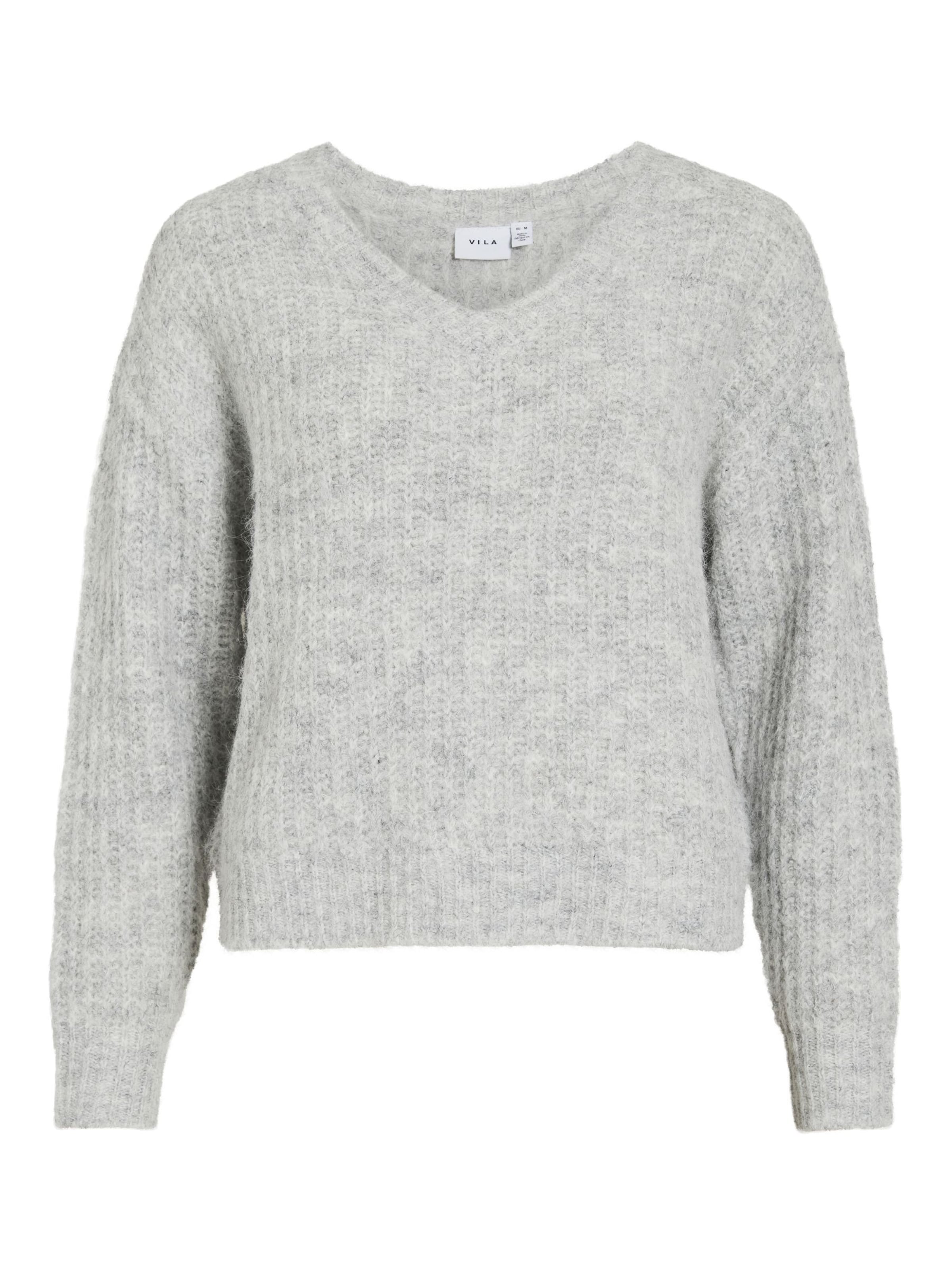 pelēks VILA Džemperis 'VILampe': no priekšpuses