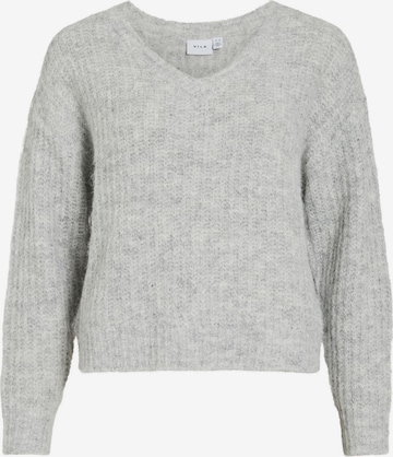 VILA Sweater 'VILampe' in Grey: front