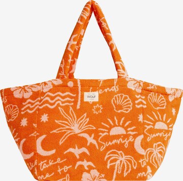 Wouf Shopper in Orange: front