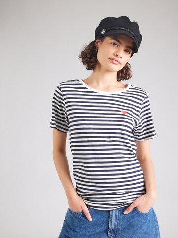 Freequent - Camisa 'MIAN' em azul: frente