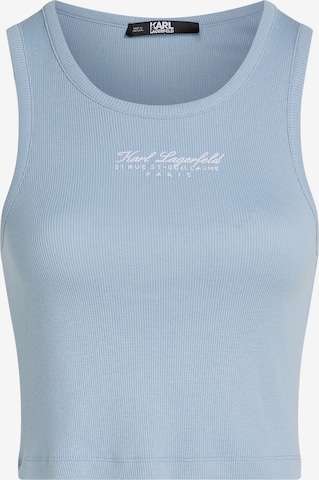 Karl Lagerfeld Knitted Top 'Hotel' in Blue: front