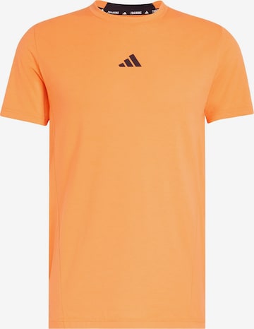 ADIDAS PERFORMANCE Functioneel shirt 'Designed for Training' in Oranje: voorkant