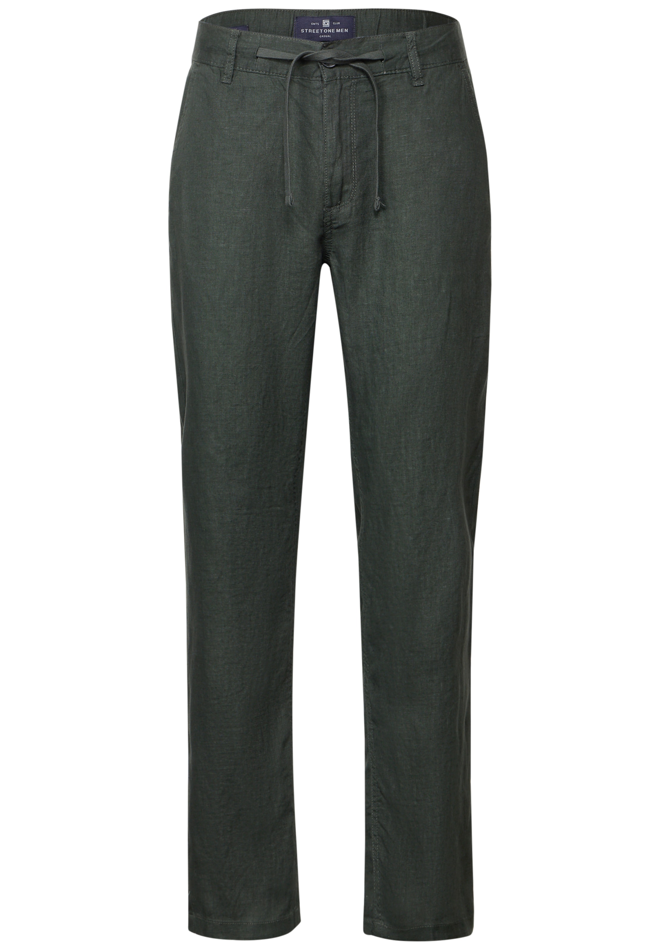 Street One MEN Regular Hose in Grün: Vorderseite