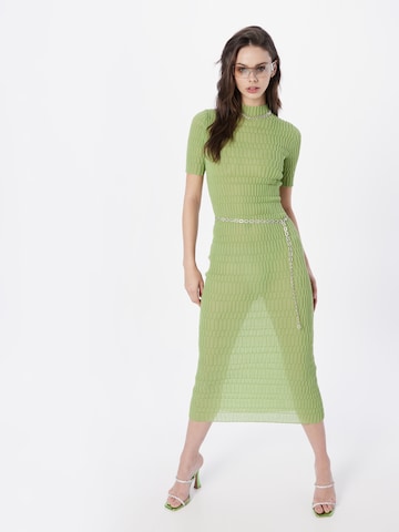 WEEKDAY Knitted dress 'Claire' in Green
