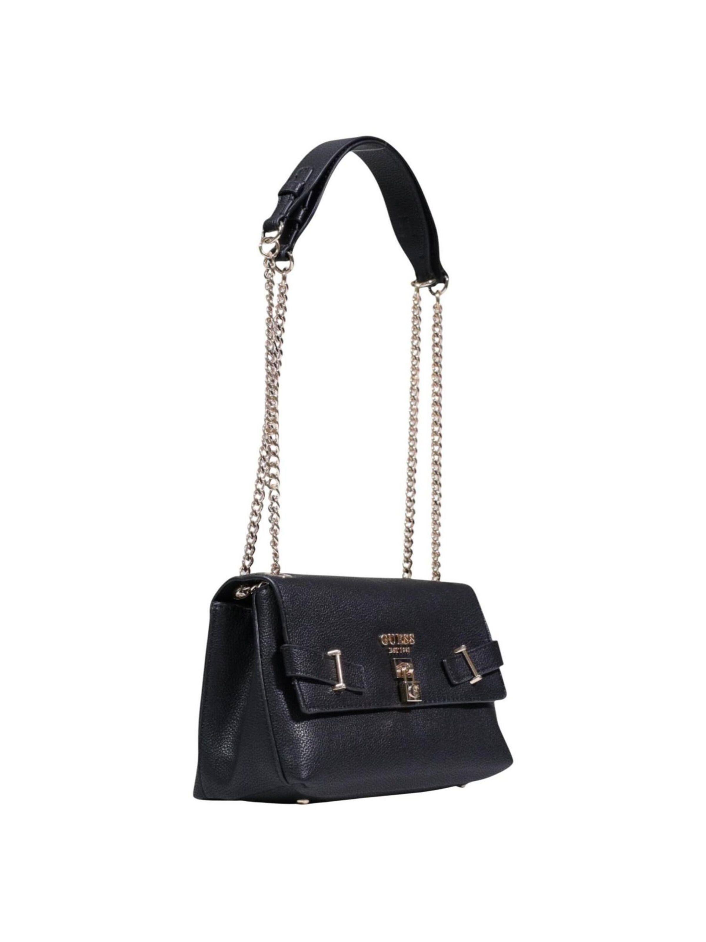 GUESS Skuldertaske 'YESBA CONVERTIBLE XBODY FLAP HWBG78 33210' i sort