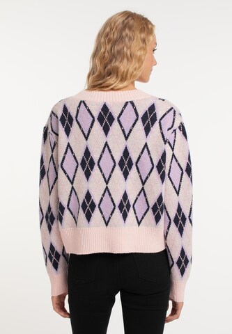 MYMO Knit Cardigan in Pink