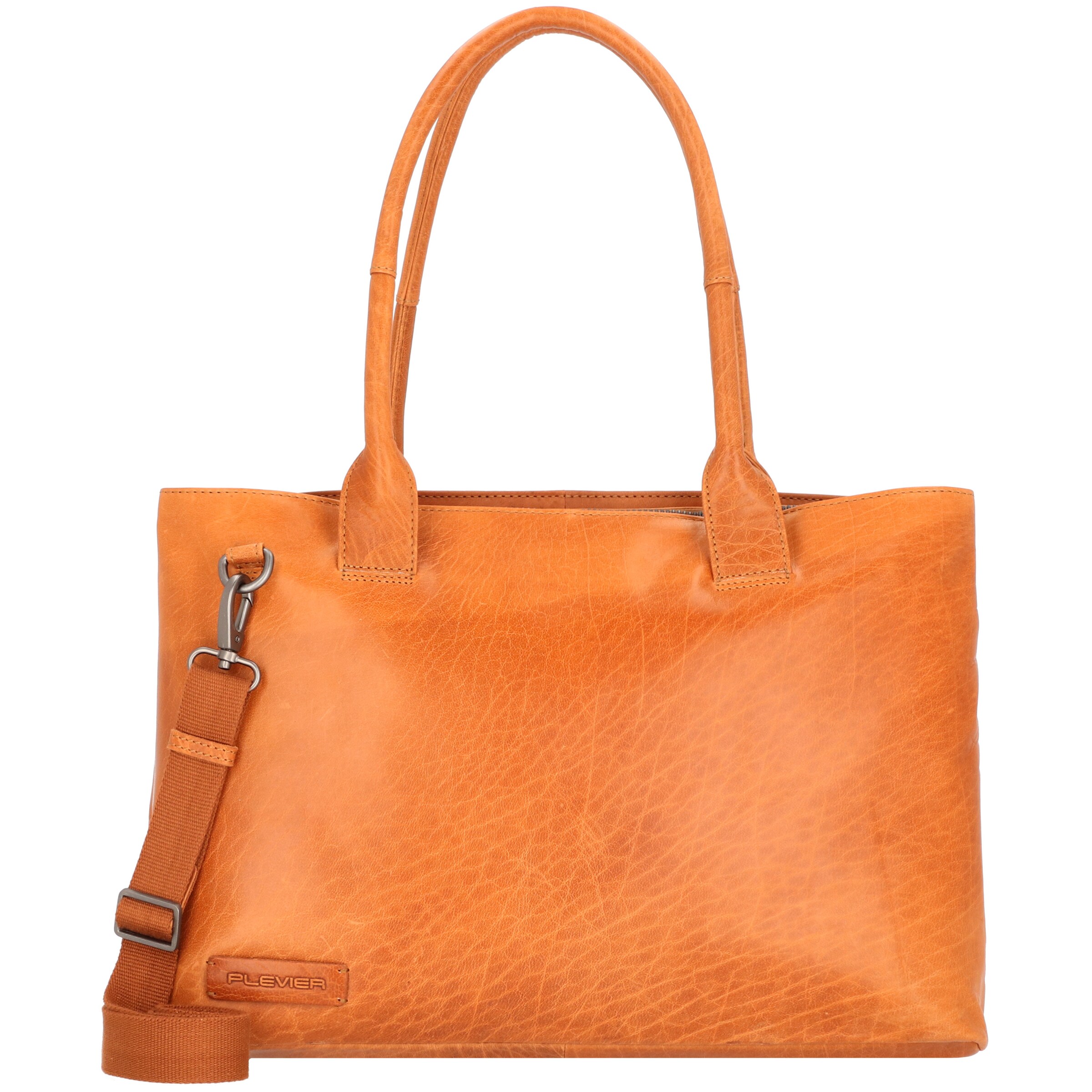 Plevier Schultertasche in Braun: Vorderseite