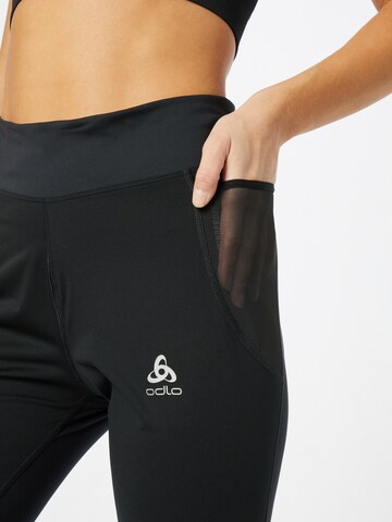 ODLO Skinny Sporthose 'Zeroweight' in Schwarz