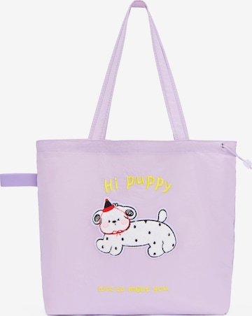 MYMO - Bolso de hombro en lila: frente