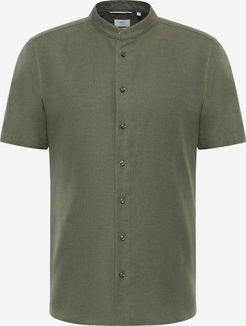 ETERNA Slim fit Zakelijk overhemd in Groen: voorkant