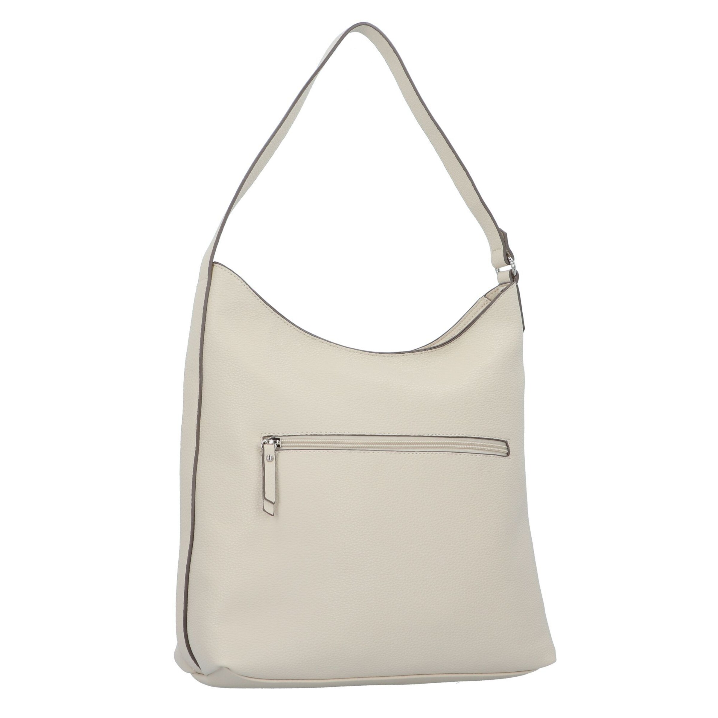 TOM TAILOR Schultertasche 'Jema' in Beige