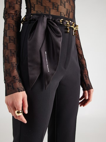Regular Pantalon à plis Elisabetta Franchi en noir