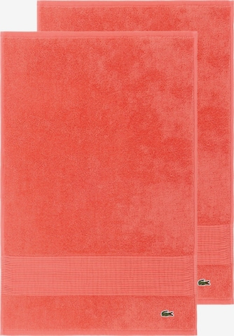 LACOSTE Handtuch 'LLECROCO' in Orange: Vorderseite