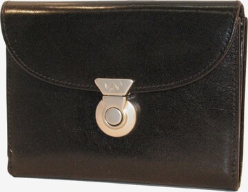 GOLDEN HEAD Wallet in Black: front