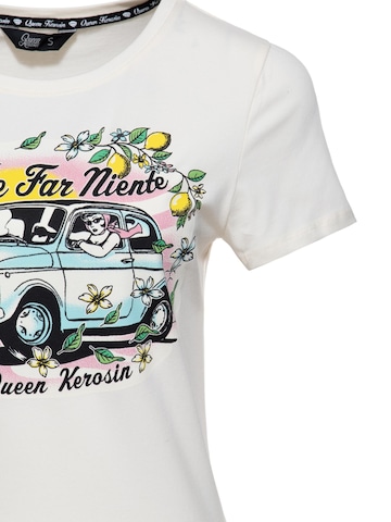 Queen Kerosin Shirt 'Dolce Far Niente' in White