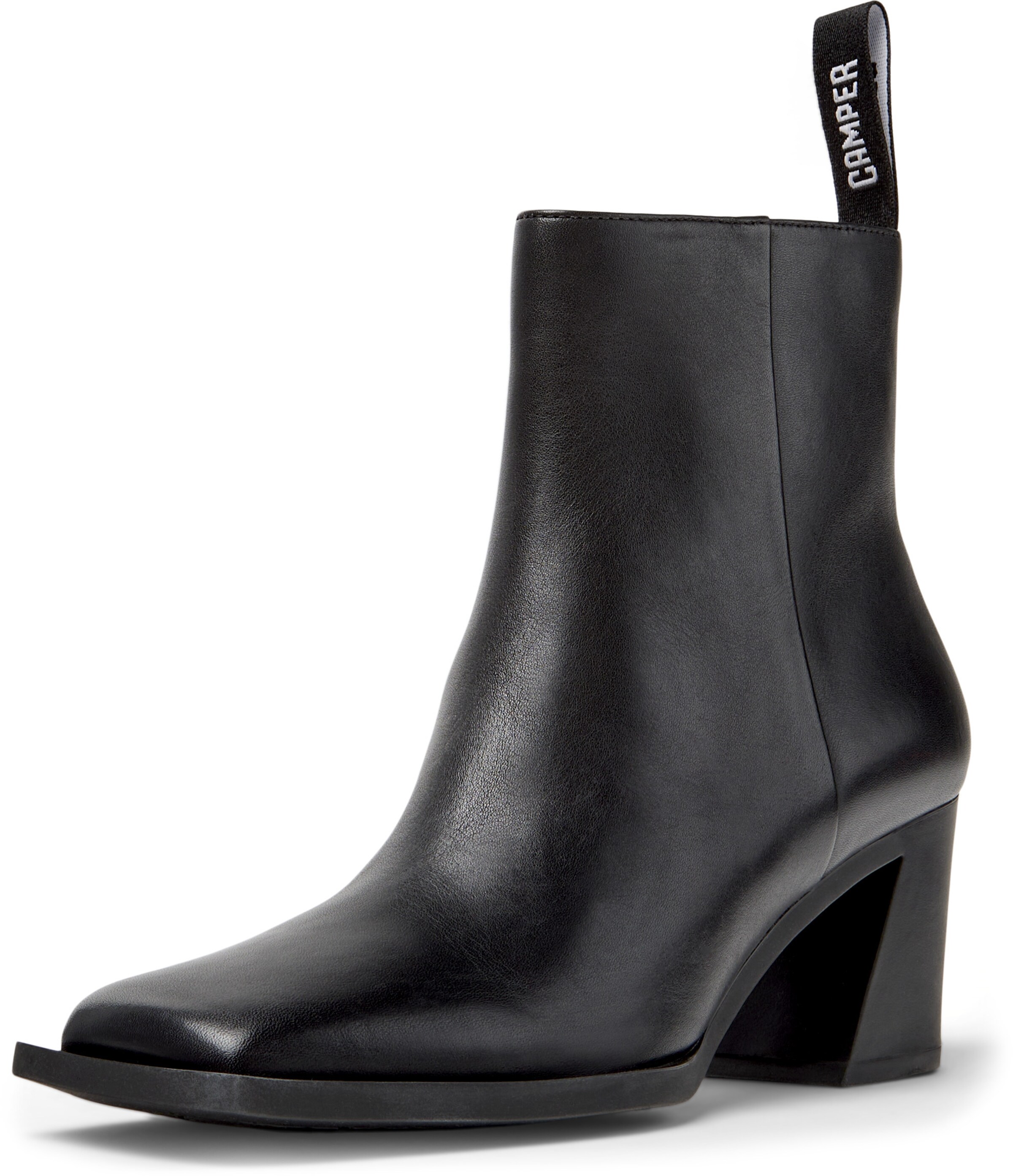 CAMPER Enkellaarsjes 'Karole' in Zwart: voorkant