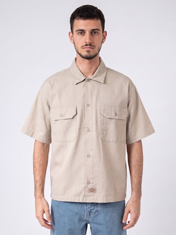 DICKIES Comfort fit Koszula '247 GD Work Shirt SS Stone' w kolorze beżowy