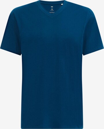 T-Shirt WE Fashion en bleu : devant