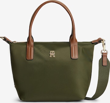 TOMMY HILFIGER Handbag 'Popette' in Green: front
