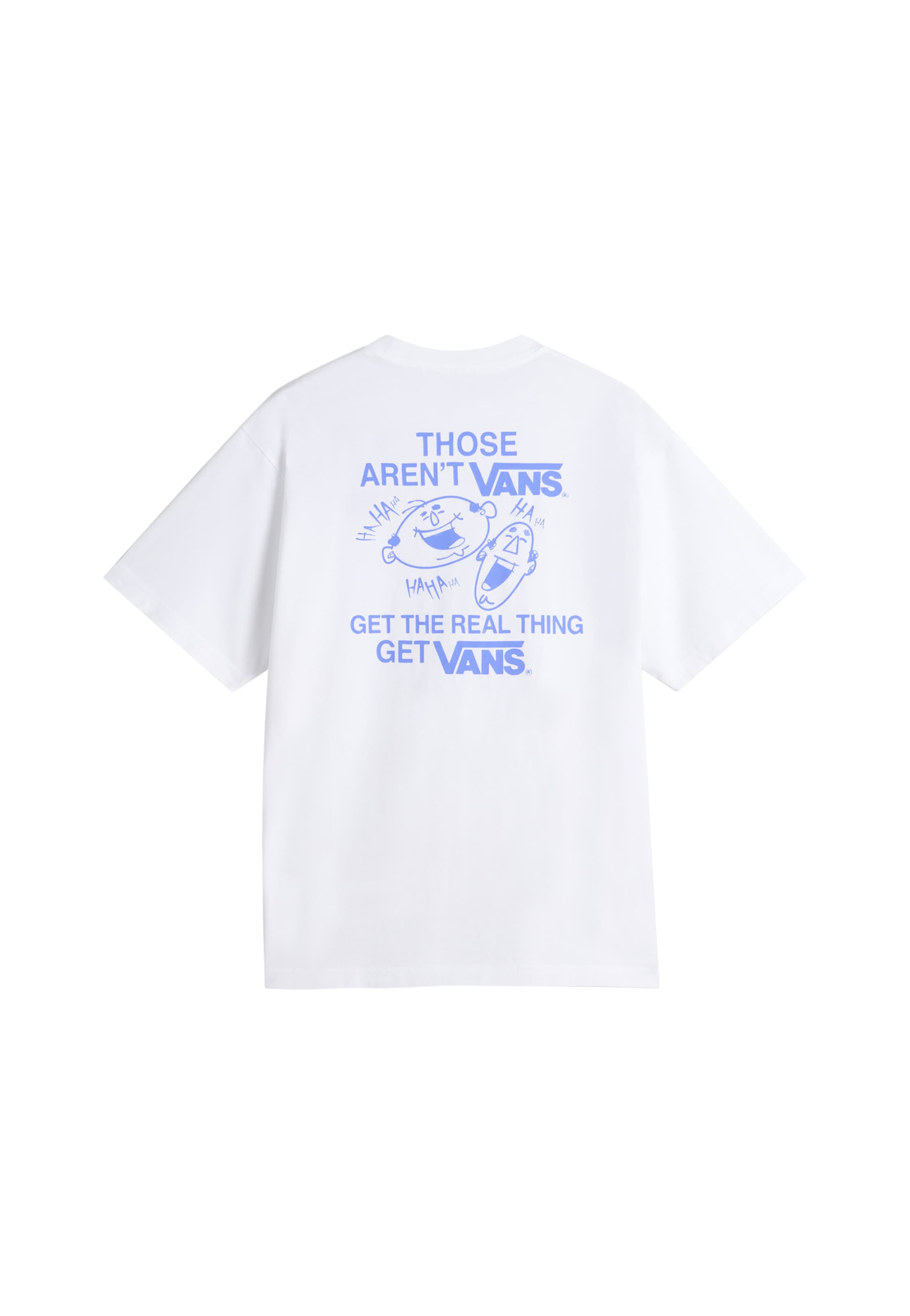 VANS Tričko 'Chuckling Duo' - Biela