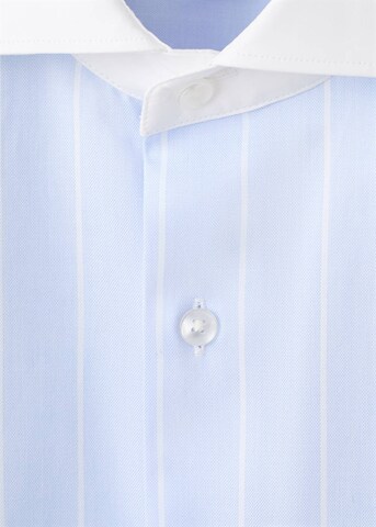 MANGO MAN Slim Fit Hemd 'Sarria' in Blau