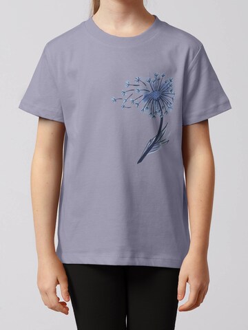 watabout.kids Shirt 'Dandelion' in Blue: front