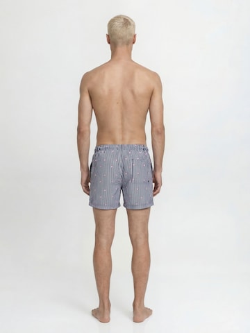 JACK & JONES Plavecké šortky 'JPSTMaui Breeze' – modrá