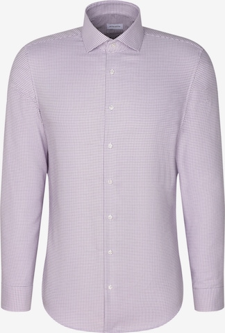 SEIDENSTICKER Zakelijk overhemd in Lila: voorkant