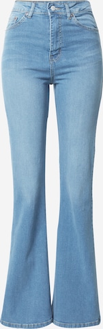 Nasty Gal Flared Jeans in Blauw: voorkant