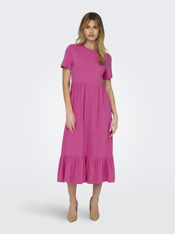 ONLY - Vestido 'MAY' em rosa