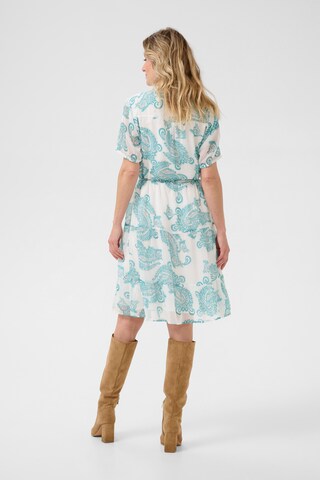 Cream Kleid 'Samira' in Blau