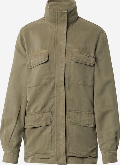 GUESS Starpsezonu parka, krāsa - olīvzaļš, Preces skats