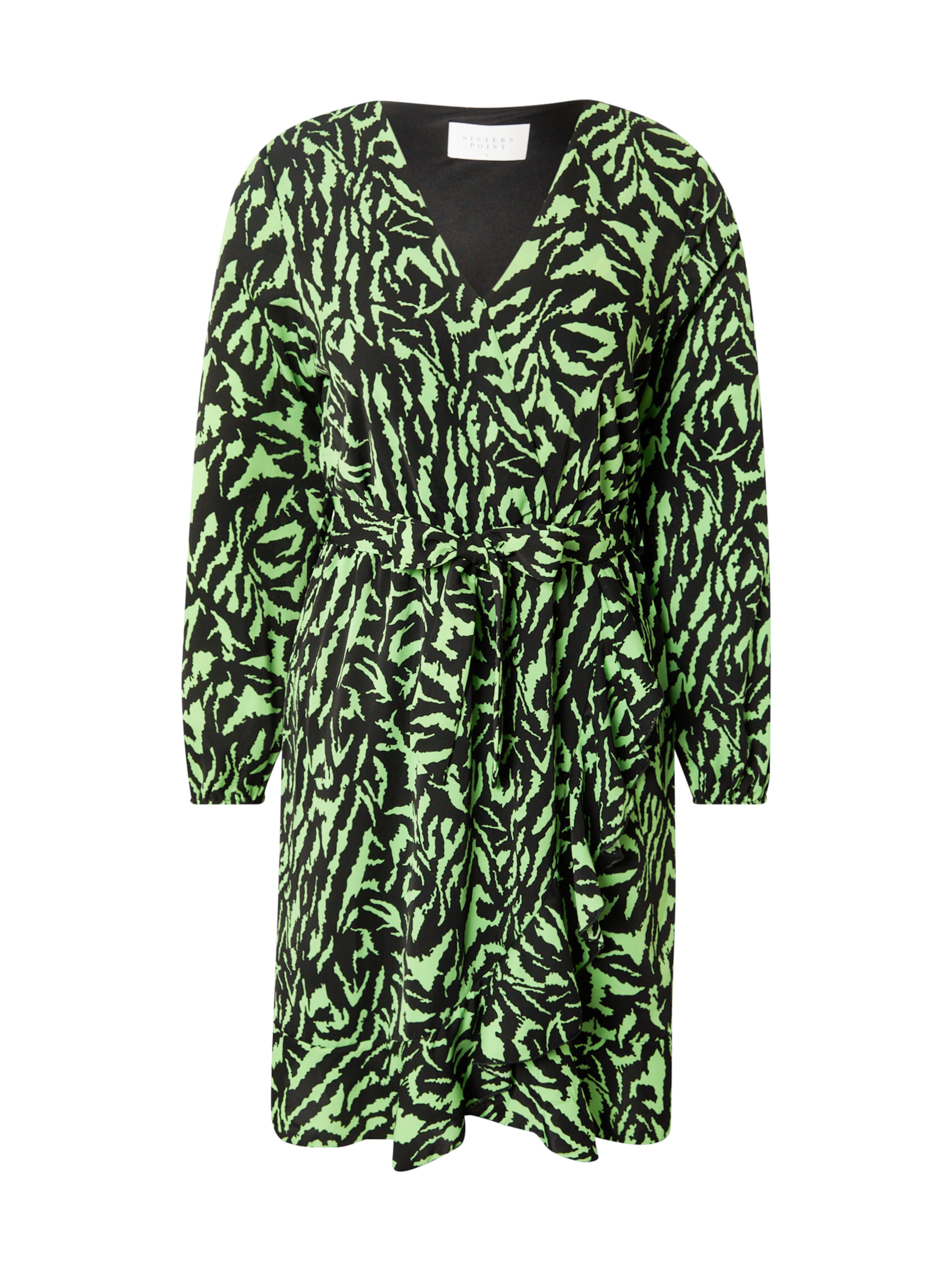 SISTERS POINT - Vestido em verde: frente