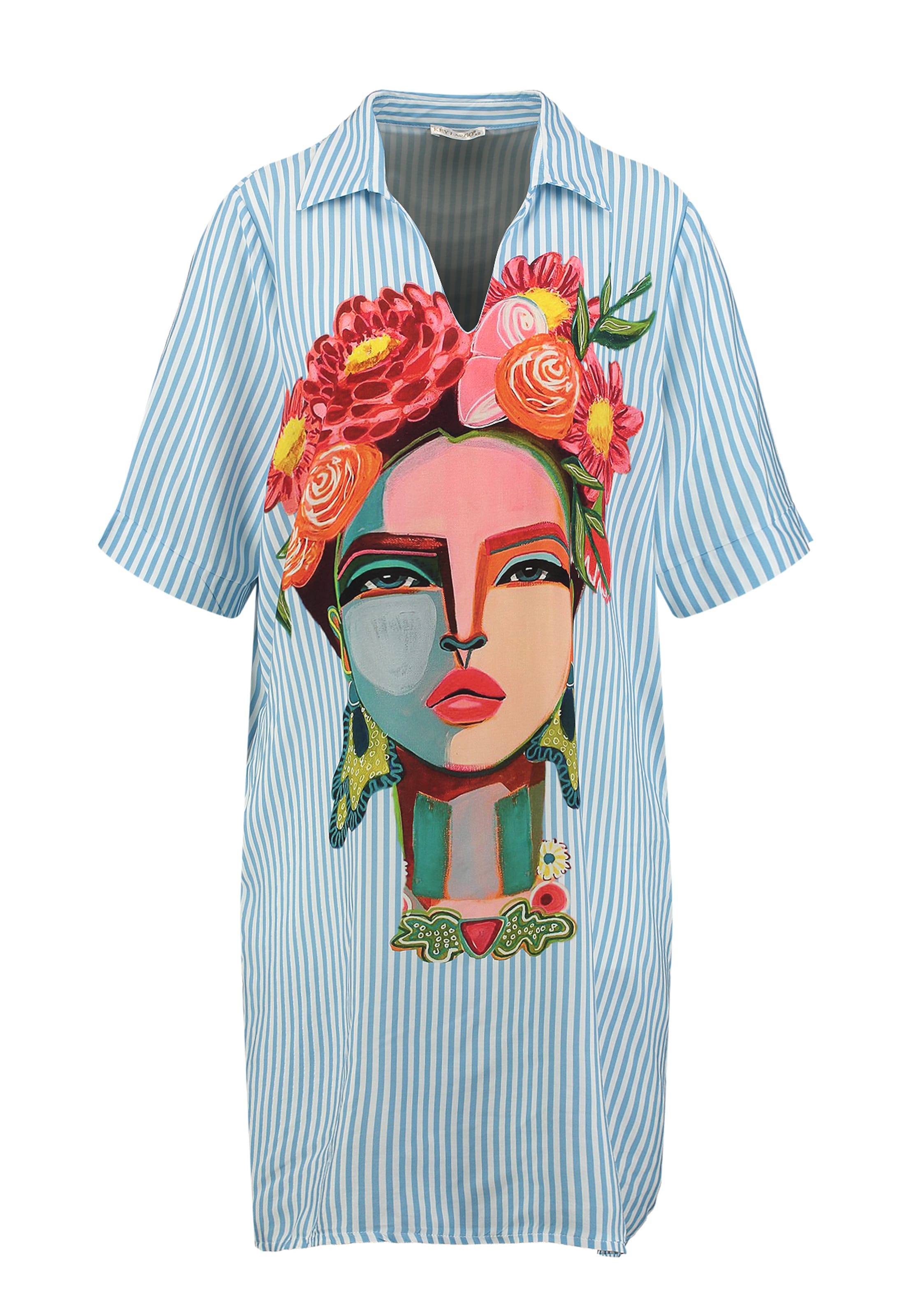 Key Largo Letní šaty 'Mexico' – modrá: přední strana