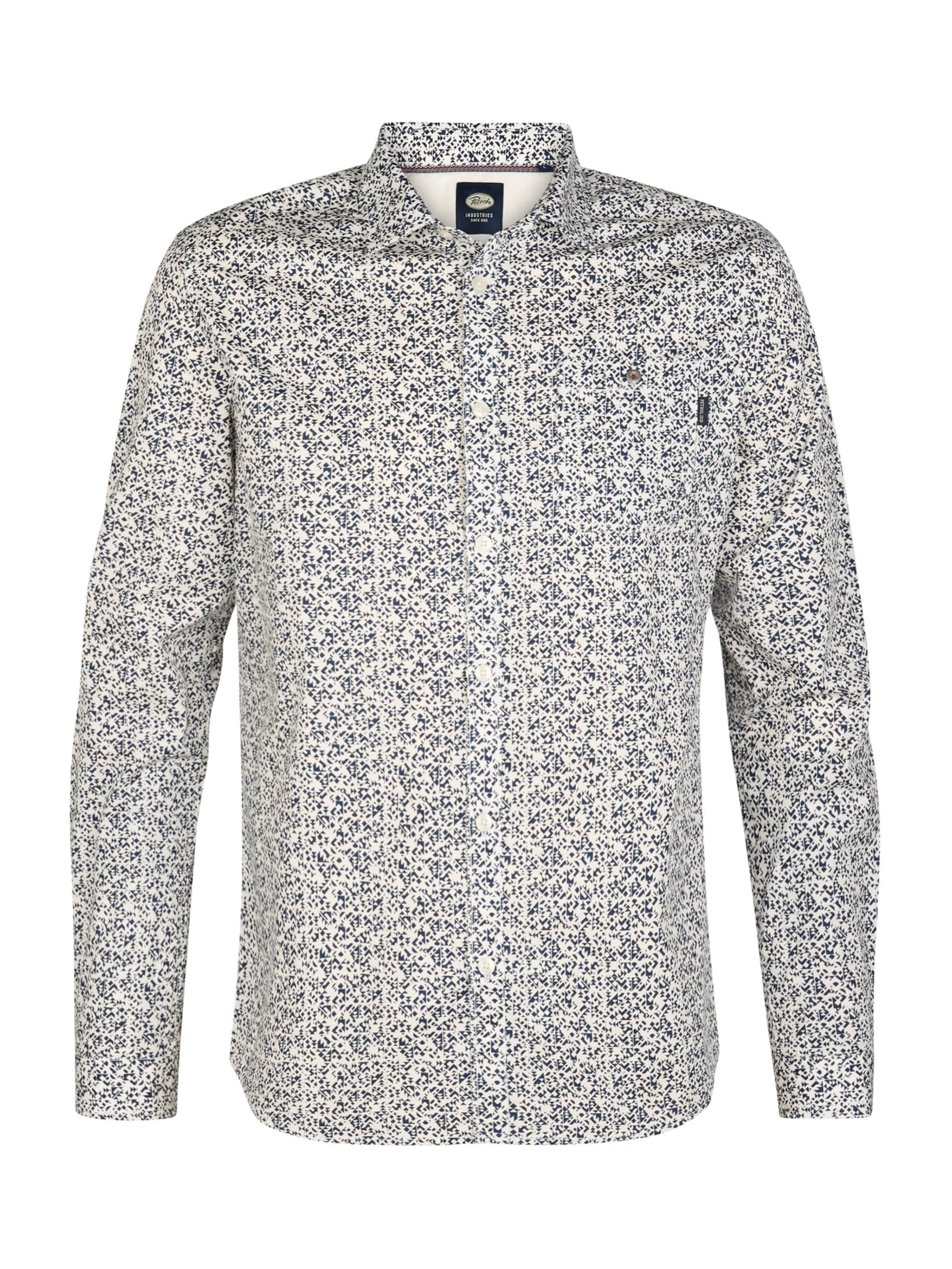 Petrol Industries Regular Fit Hemd in Blau: Vorderseite