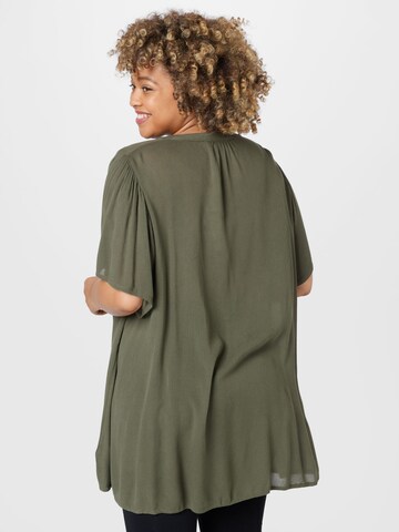 Tunica 'KC Ami' di KAFFE CURVE in marrone