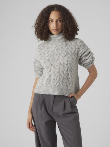 VERO MODA Sweater 'Tilly' in Grey: front