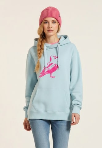 salzhaut Sweatshirt 'Oddebodje' in Blue: front