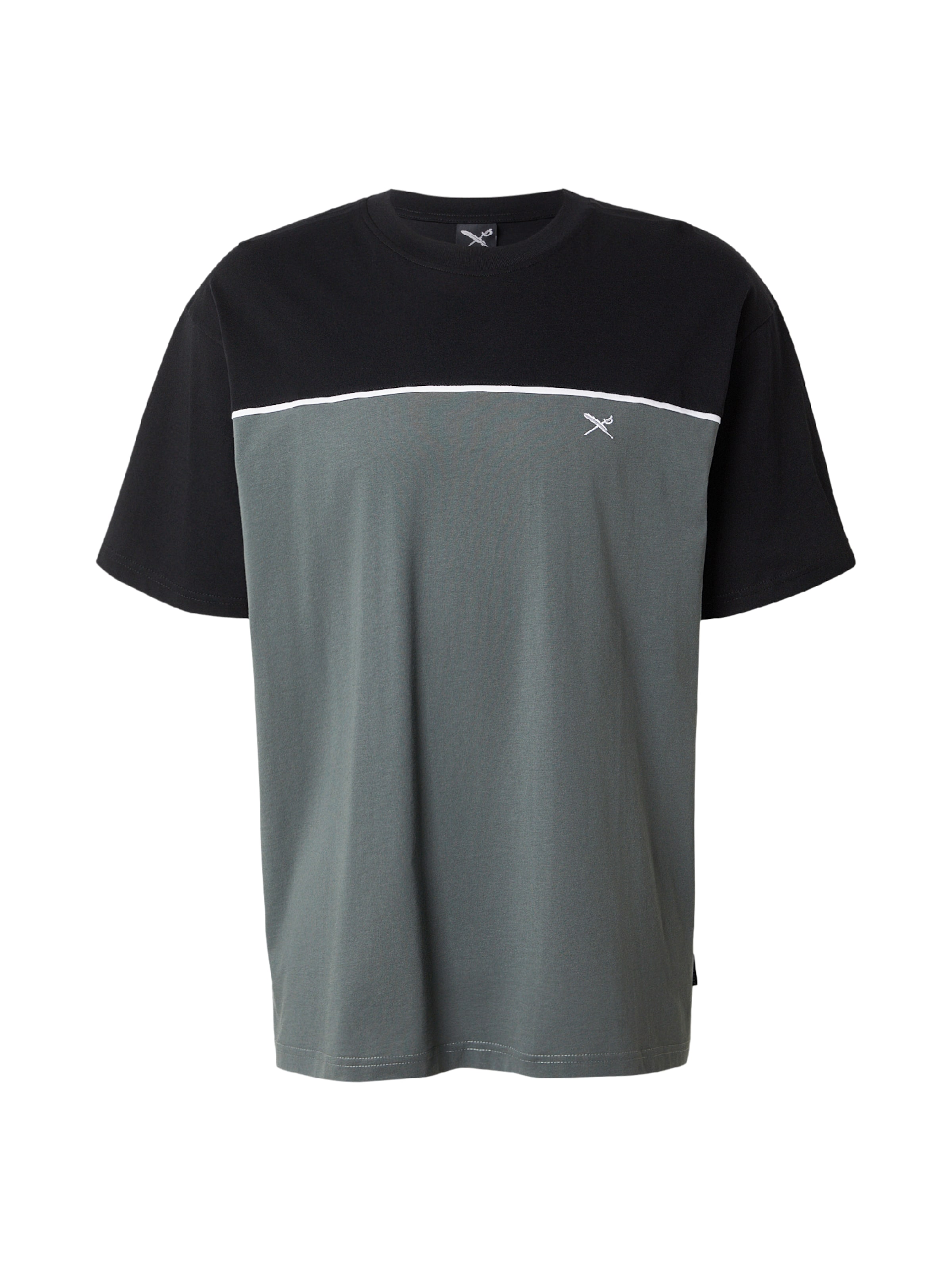 Iriedaily Tričko 'Auf Deck' – zelená: přední strana