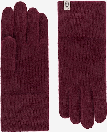 Roeckl Full finger gloves 'PURE CASHMERE' in Red: front