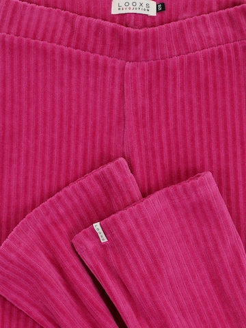 évasé Pantalon Looxs Revolution en rose