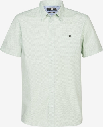 Petrol Industries Regular fit Button Up Shirt in Green: front