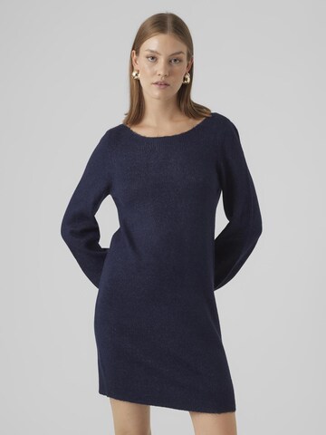 Robes en maille 'LEFILE' VERO MODA en bleu : devant