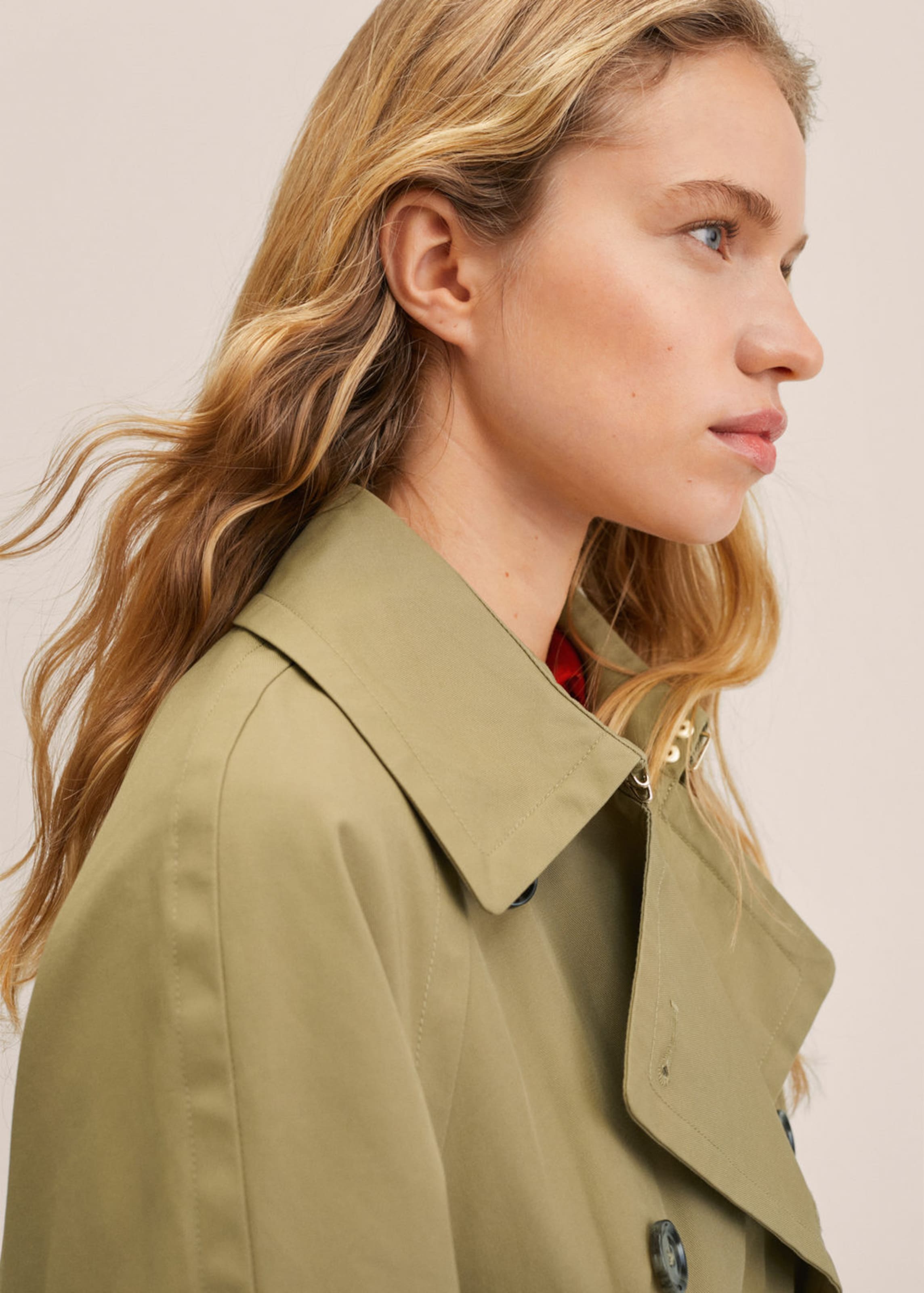 Frauen Mäntel MANGO Übergangsmantel 'padrino' in Khaki - KJ04004 Frauen Mäntel MANGO Übergangsmantel 'padrino' in Khaki - KJ04004